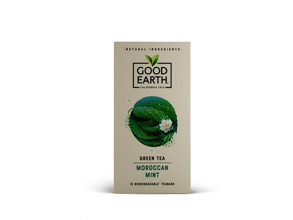 Good Earth Moroccan Mint & Green 15 teabags, Good Earth