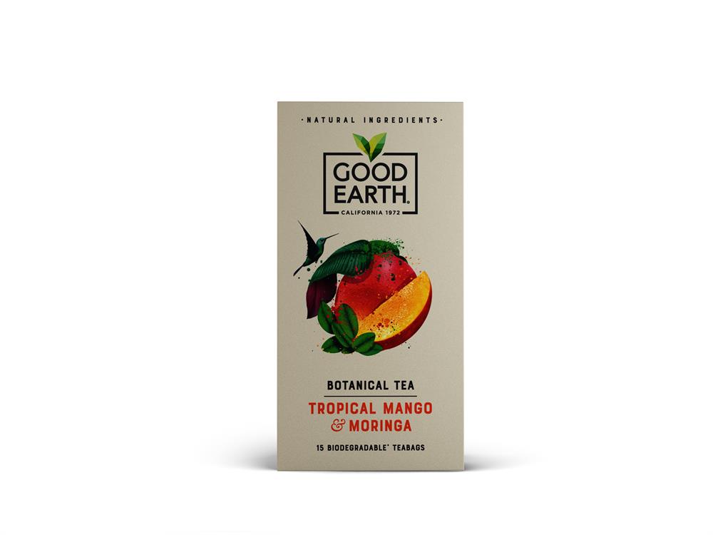 Good Earth Tropical Moringa Mango 15 teabags, Good Earth