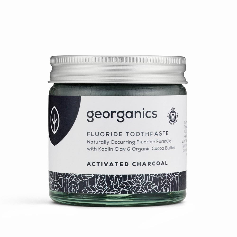 Fluoride Toothpaste- Charcoal 60ml, Georganics