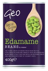 Cans - Edamame Beans in water 400g, Geo