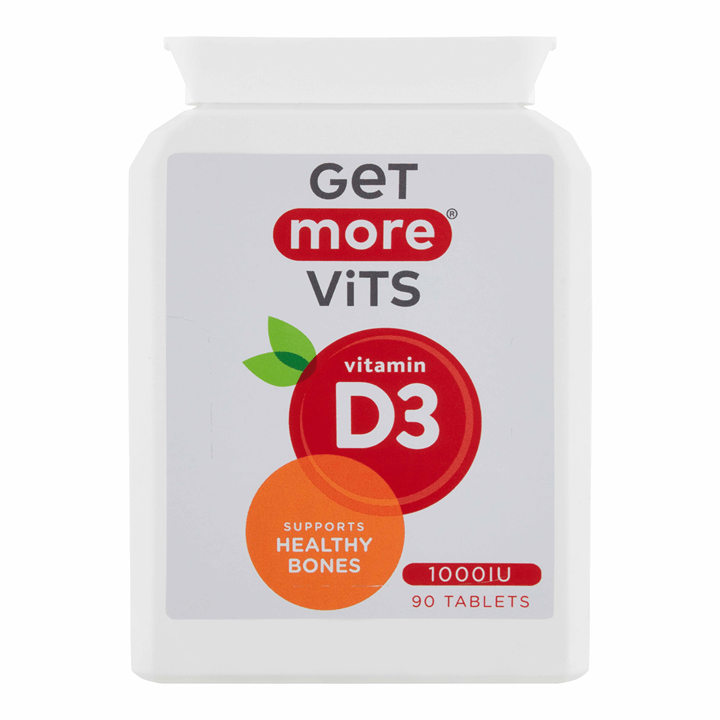 Get More Vits Vitamin D3 90 Tabs