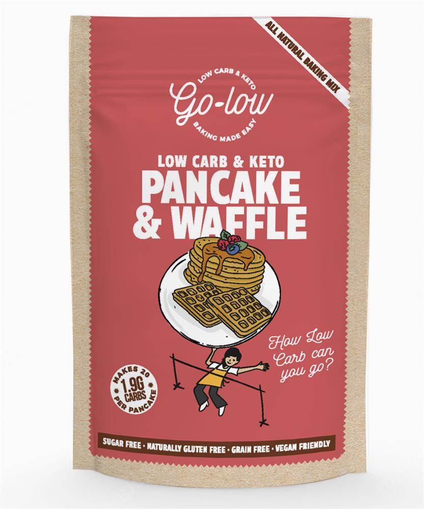 Go-low Keto & Low Carb Pancake & Waffle Baking Mix 210g, Go-Low Baking