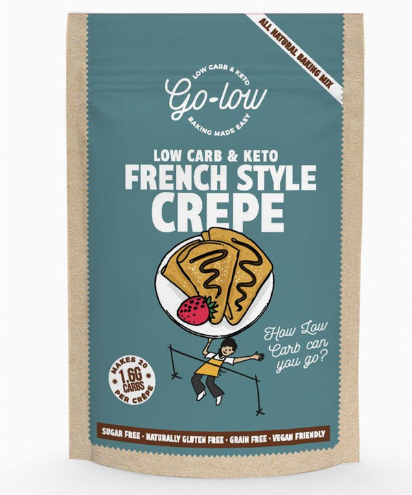 Go-low Keto & Low Carb French Style Crepe Baking Mix 200g, Go-Low Baking