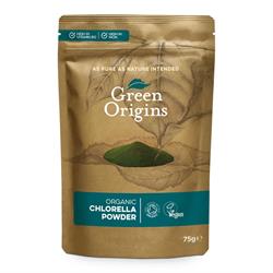 Organic Chlorella Powder 75g, Green Origins