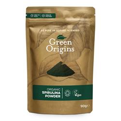 Organic Spirulina Powder 90g, Green Origins