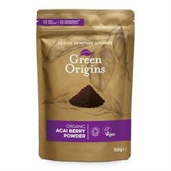 Organic Acai Berry Powder (Raw Freeze Dried) 50g, Green Origins