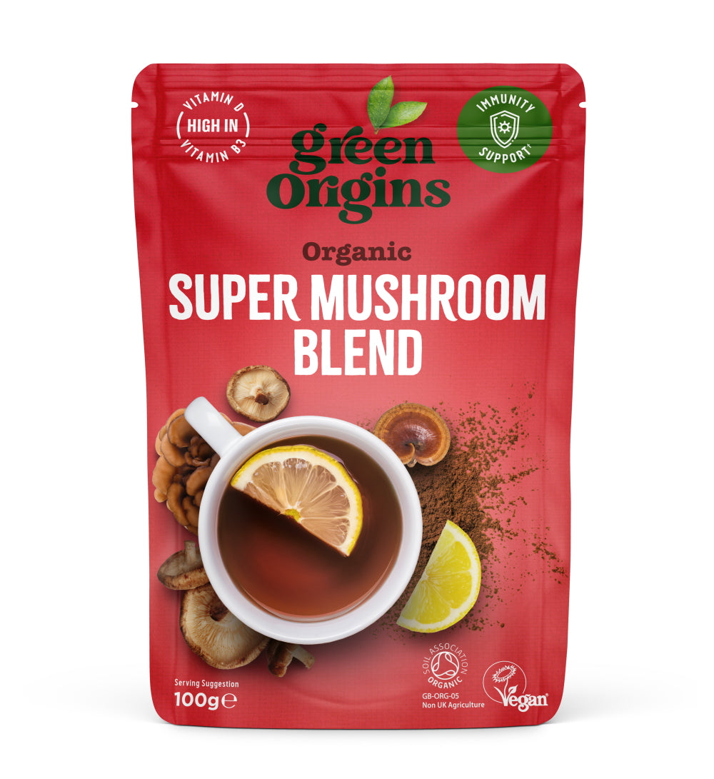 Organic Super Mushroom Blend 100g, Green Origins