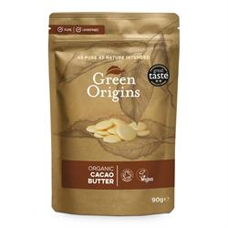 Organic Cacao Butter 90g, Green Origins