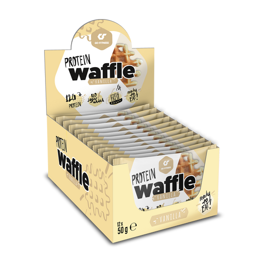 Go Fitness Protein Waffle 12x50g Vanilla