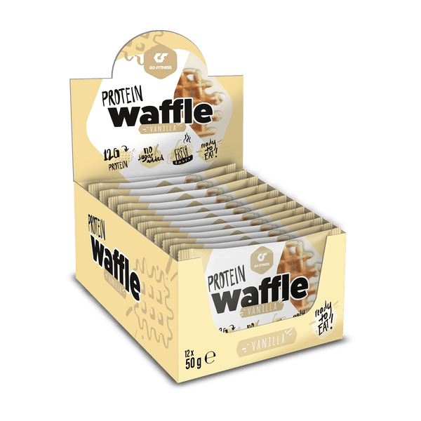 Go Fitness Protein Waffle 12x50g Vanilla