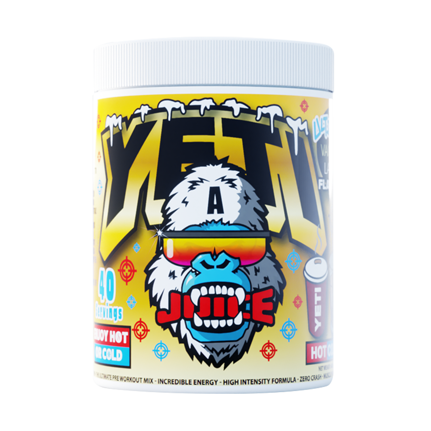 Gorillalpha Yeti Juice 480g Ultimate Vanilla Latte