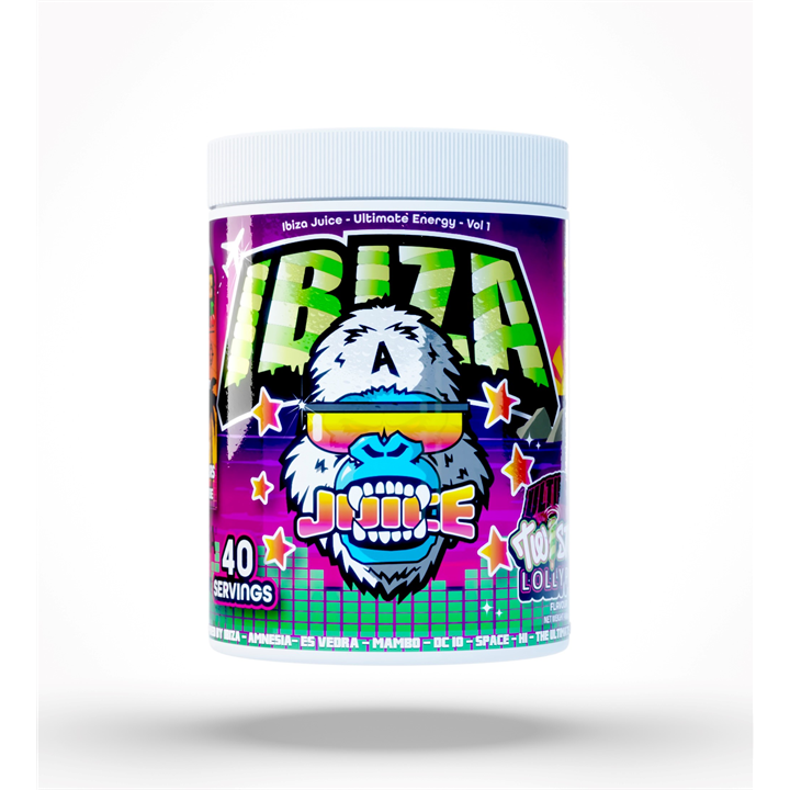 Gorillalpha Ibiza Juice 480g Ultimate Twister Lollipop