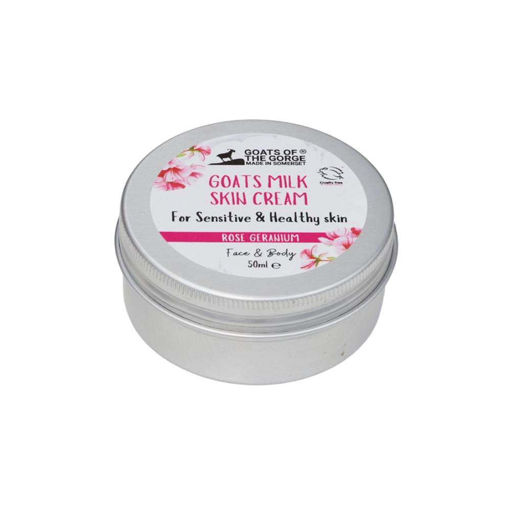 Goats milk skin cream- Geranium- 50ml, Goats of the Gorge