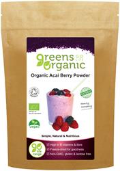 Organic Acai Berry Powder 50g, Greens Organic