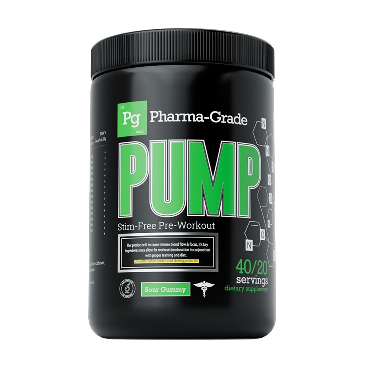 Pharma Grade PUMP 400g Sour Gummy