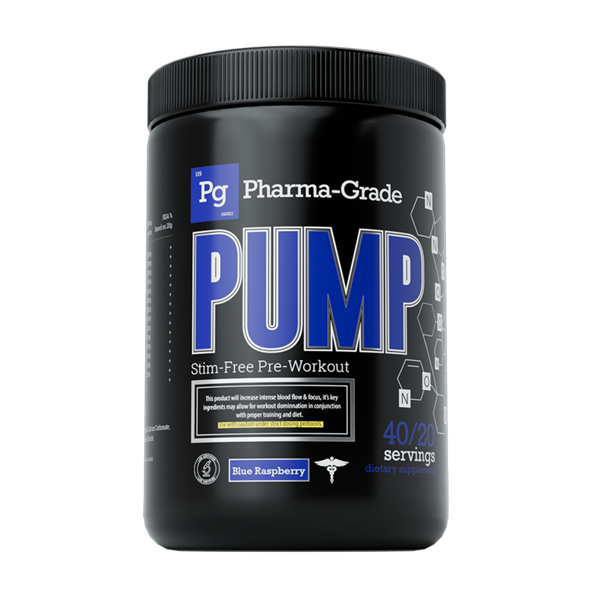 Pharma Grade PUMP 400g Blue Raz