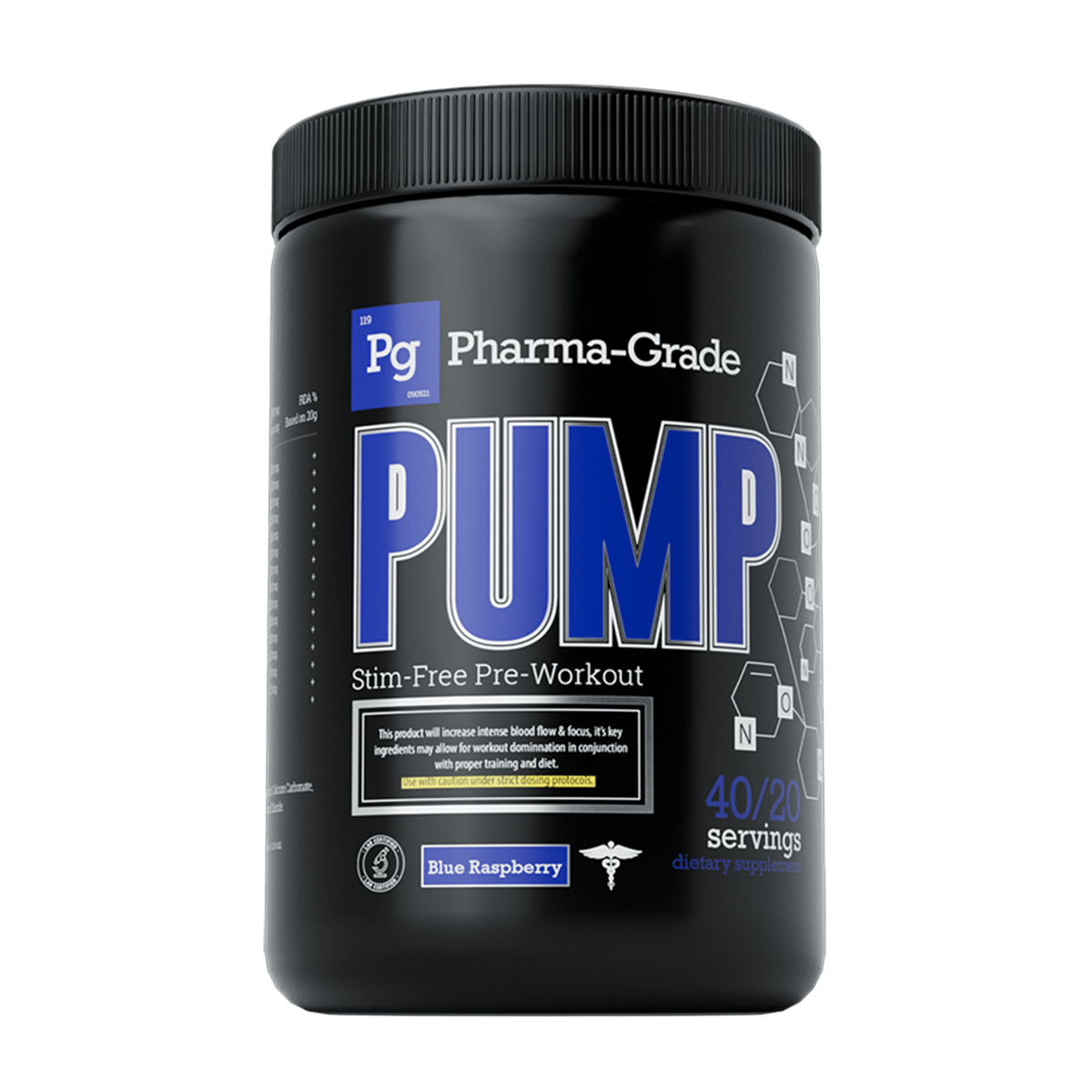 Pharma Grade PUMP 400g Blue Raz