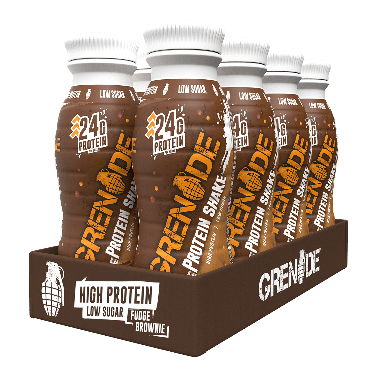 Grenade Protein Shake 8x330ml Fudge Brownie