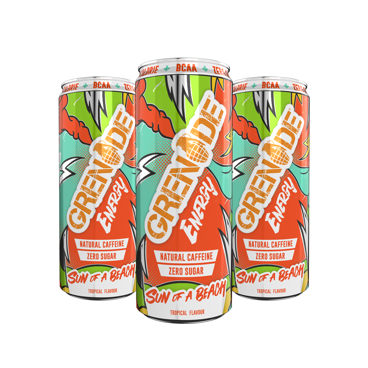 Grenade Energy 12x330ml Sun of a Beach (Tropical)