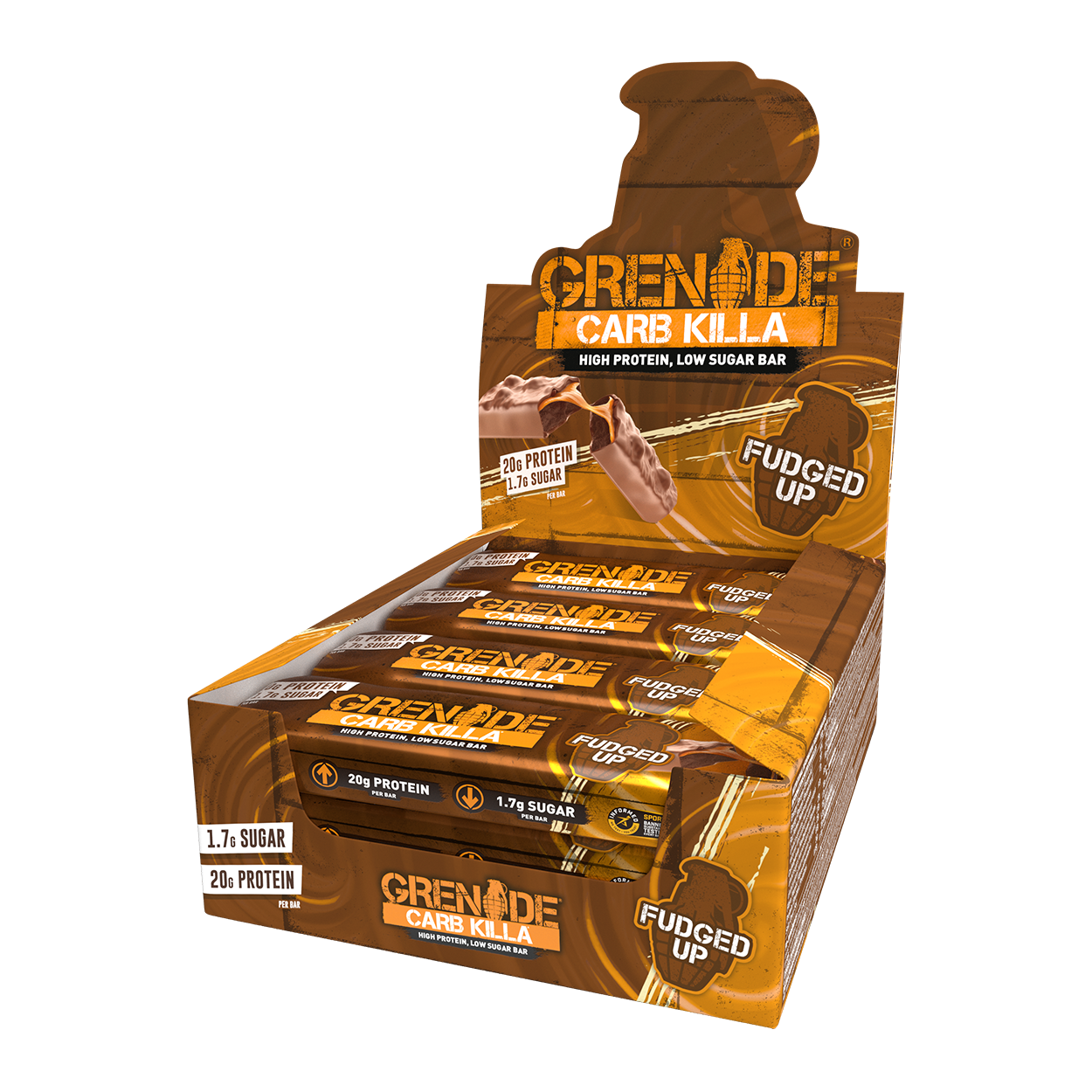 Grenade Protein Bar 12x60g Fudged Up