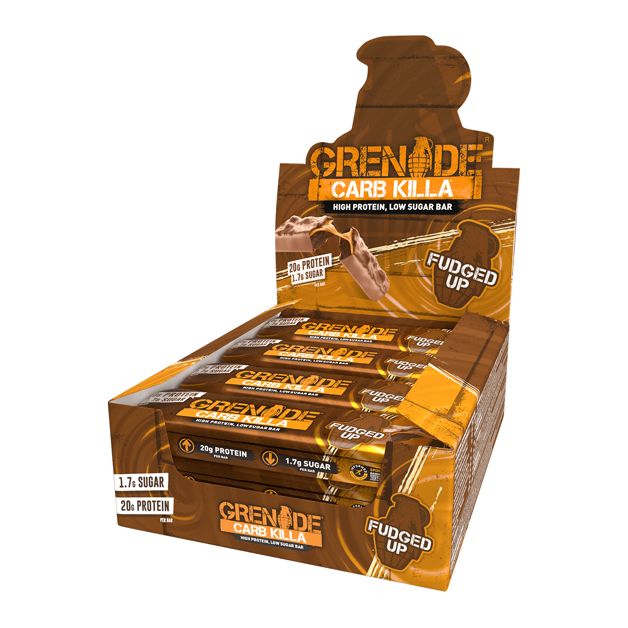 Grenade Protein Bar 12x60g Fudged Up