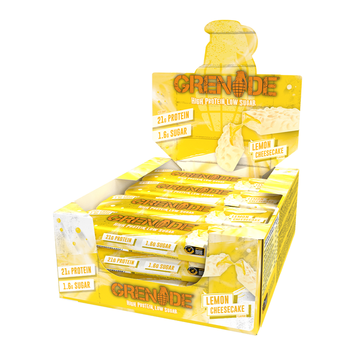 Grenade Protein Bar 12x60g Lemon Cheesecake