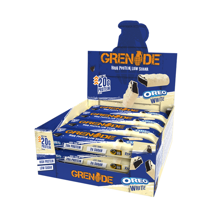 Grenade Protein Bar 12x60g Oreo White