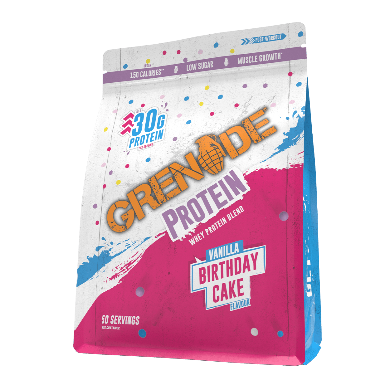 Grenade Protein 2kg Birthday Cake