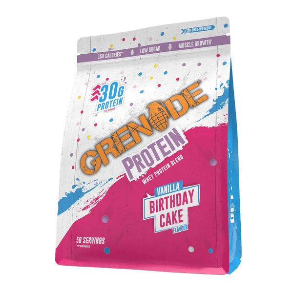 Grenade Protein 2kg Birthday Cake