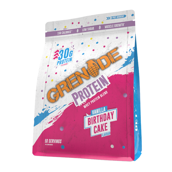 Grenade Protein 2kg Birthday Cake