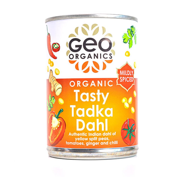 Cans - Organic Tasty Tadka Dahl 400g, Geo Organics