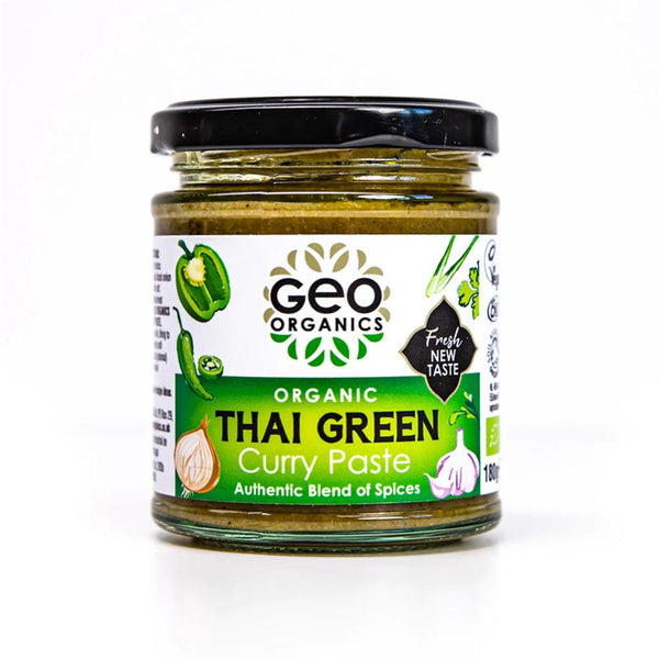 Pastes - Organic Thai Green Curry Paste 180g, Geo Organics