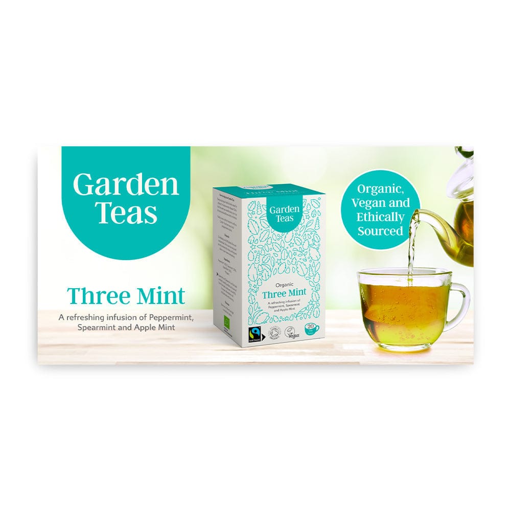 Garden Teas Shelf Talker 6"x3", Garden Teas