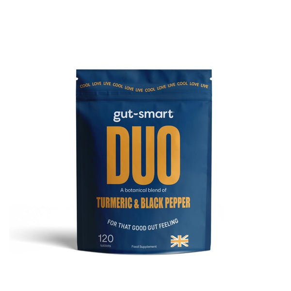 High strength Turmeric and Black Pepper., gut-smart