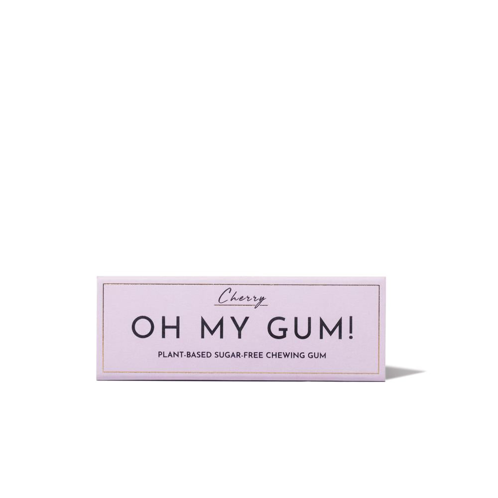 Chewing Gum in Natural Cherry Flavour 19g, Oh My Gum