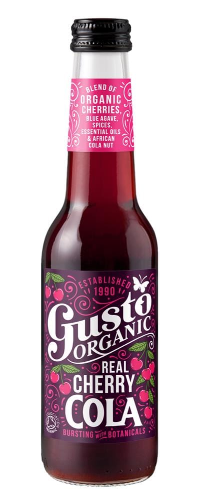 Gusto Organic Real Cherry Cola 275ml, Gusto