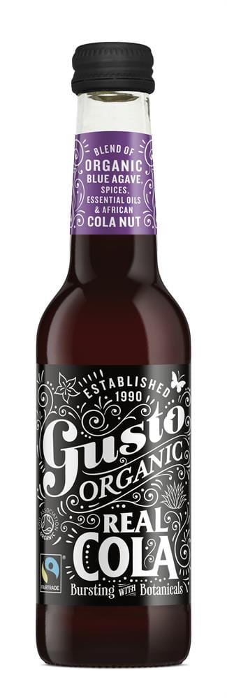 Sparkling Organic Fairtrade Real Cola 275ml, Gusto