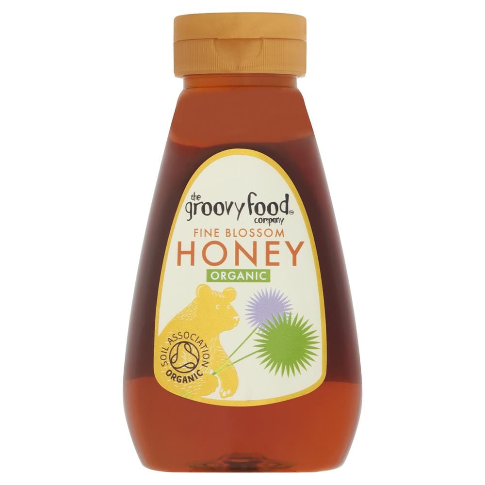 Groovy Squeezy Organic Fine Blossom Honey 340g, Groovy Food