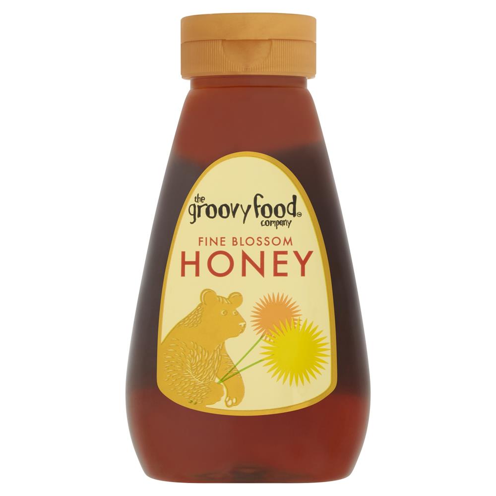 The Groovy Food Company Squeezy Fine Blossom Honey 340g, Groovy Food