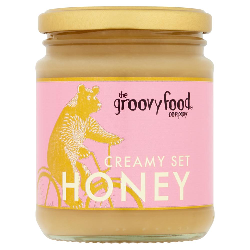 The Groovy Food Company Creamy Set Honey 340g, Groovy Food