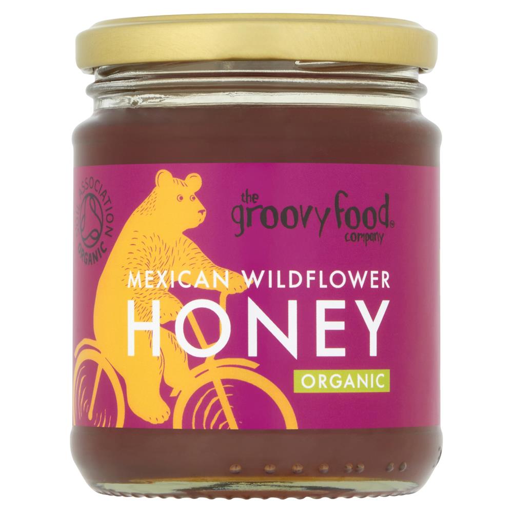 Groovy Food Organic Mexican Wildflower Honey Jar 340g, Groovy Food