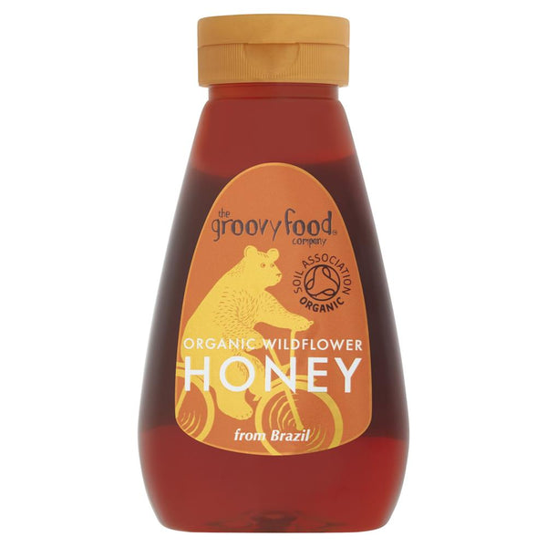 Groovy Food Squeezy Organic Brazilian Honey 340g, Groovy Food