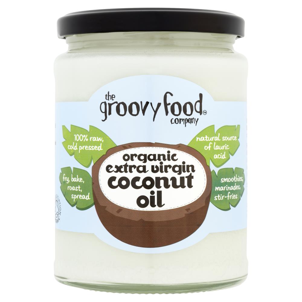 The Groovy Food Company Organic Extra Virgin Coconut Oil 500ml, Groovy Food