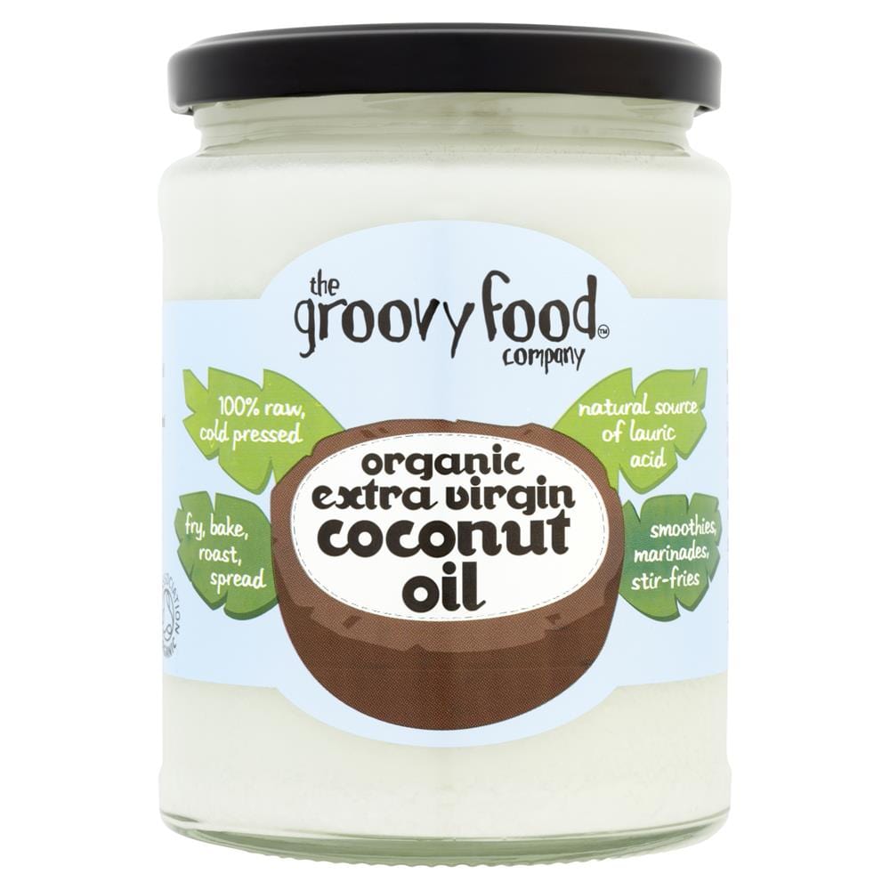 The Groovy Food Company Organic Extra Virgin Coconut Oil 500ml, Groovy Food