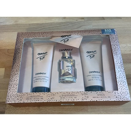 SJP STASH Unspoken 3 Piece Gift Set Eau De Parfum Spray Body Crème and Shower Gel