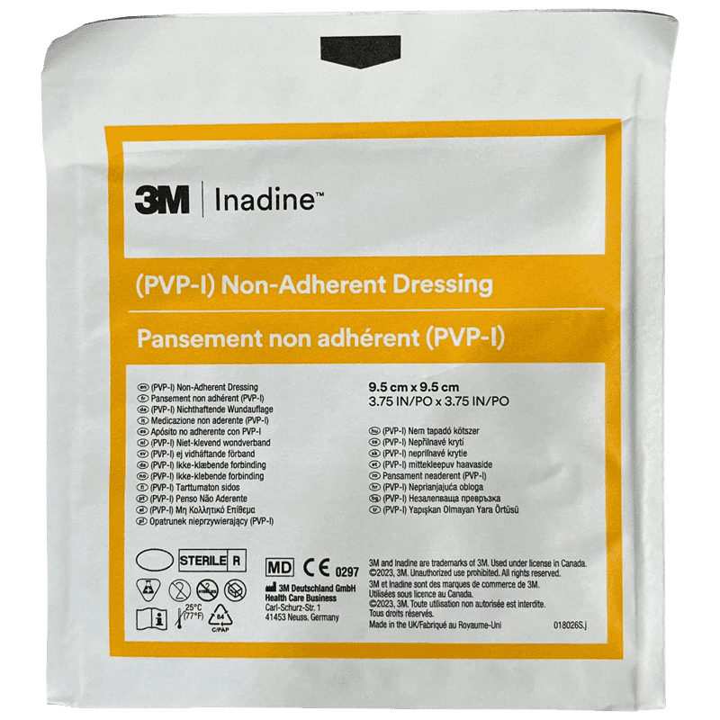 Inadine Dressing 9.5cm x 9.5cm - welzo