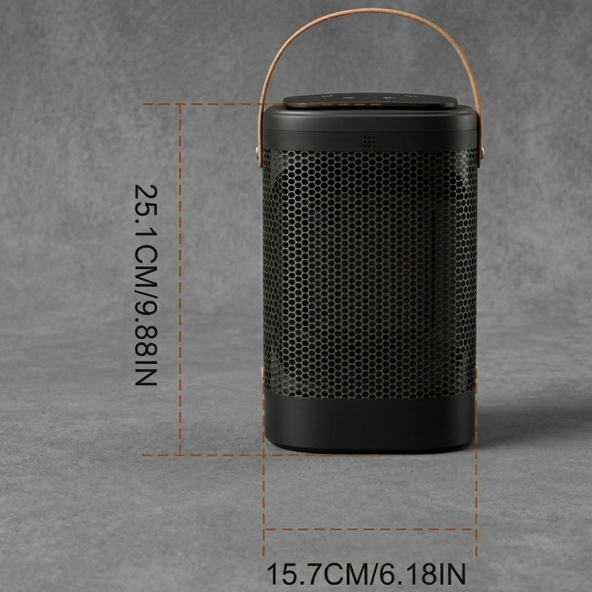 Wandmontierter Heizlüfter mit Fernbedienung – 2-in-1-Elektroheizung für warme und kühle Luft