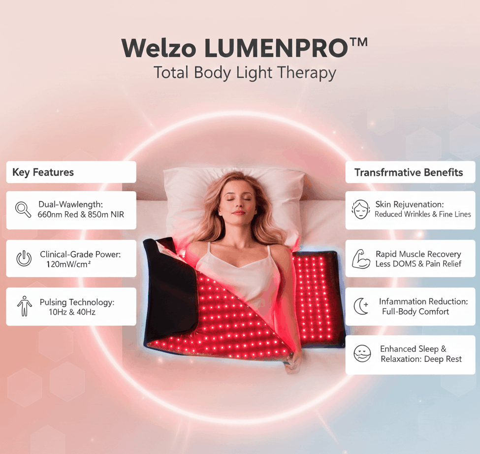 Κουβέρτα Pro Red Light Therapy