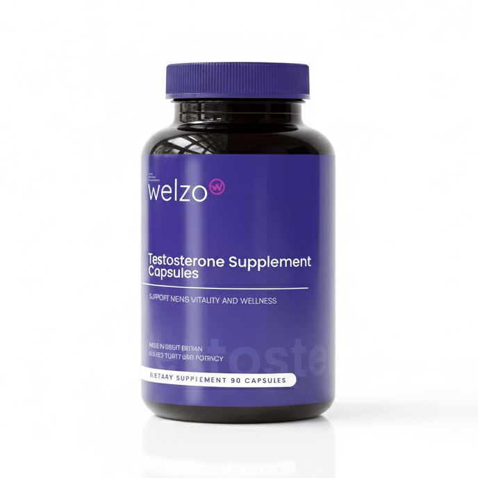 Welzo Testosterone Support Supplement bottle