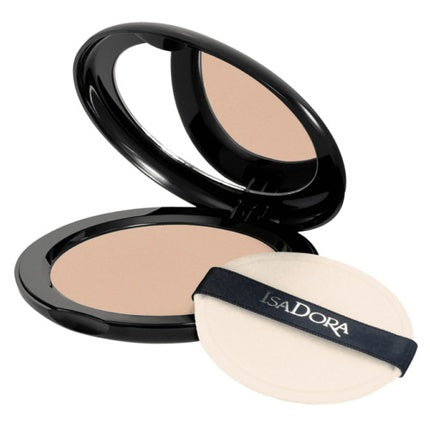 IsaDora Compact Powder Velvet Touch Matte Pressed Minimizes Fine Lines and Wrinkles